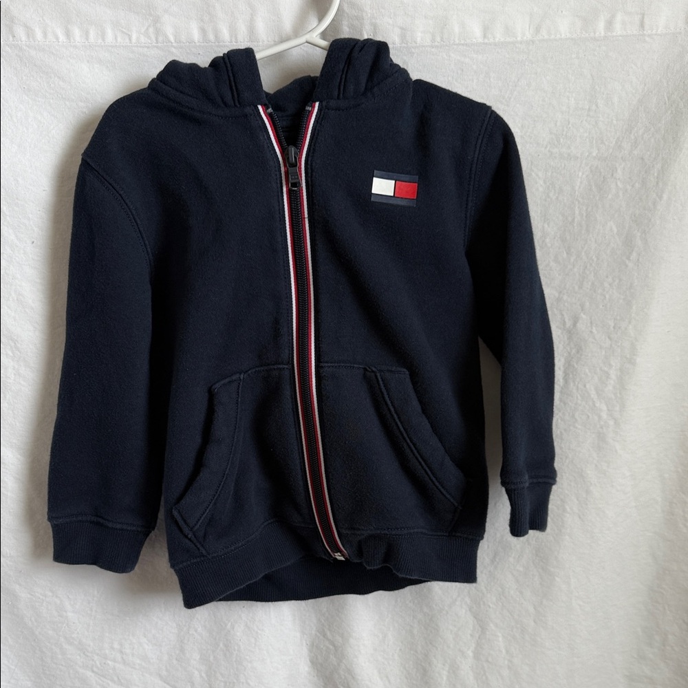 Tommy Hilfiger Kids Navy Hoodie with Logo